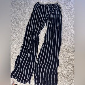Navy stripped brandy Melville pants one size